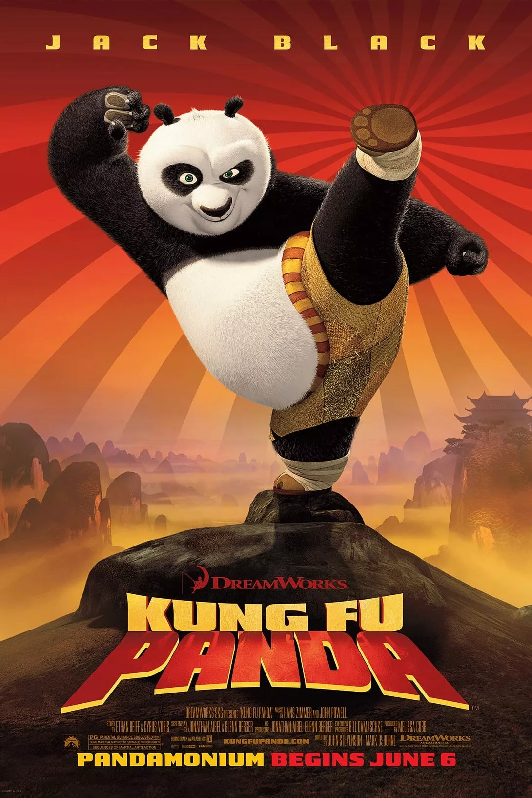 Kung fu panda (2008) กังฟู แพนด้า จอมยุทธ์พลิกล็อค ช็อคยุทธภพ